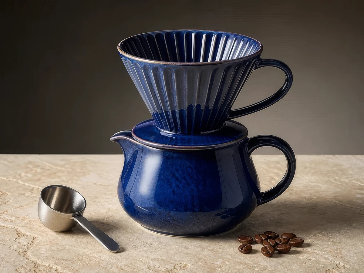 Enlarged ceramic product photo with crisp material detail