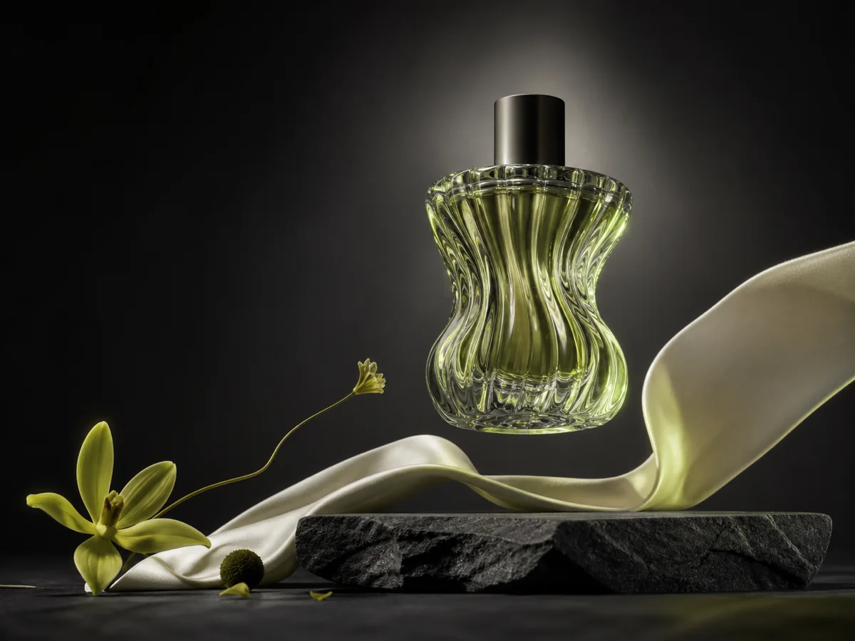 Muse Image creative showcase of a luxury perfume product campaign