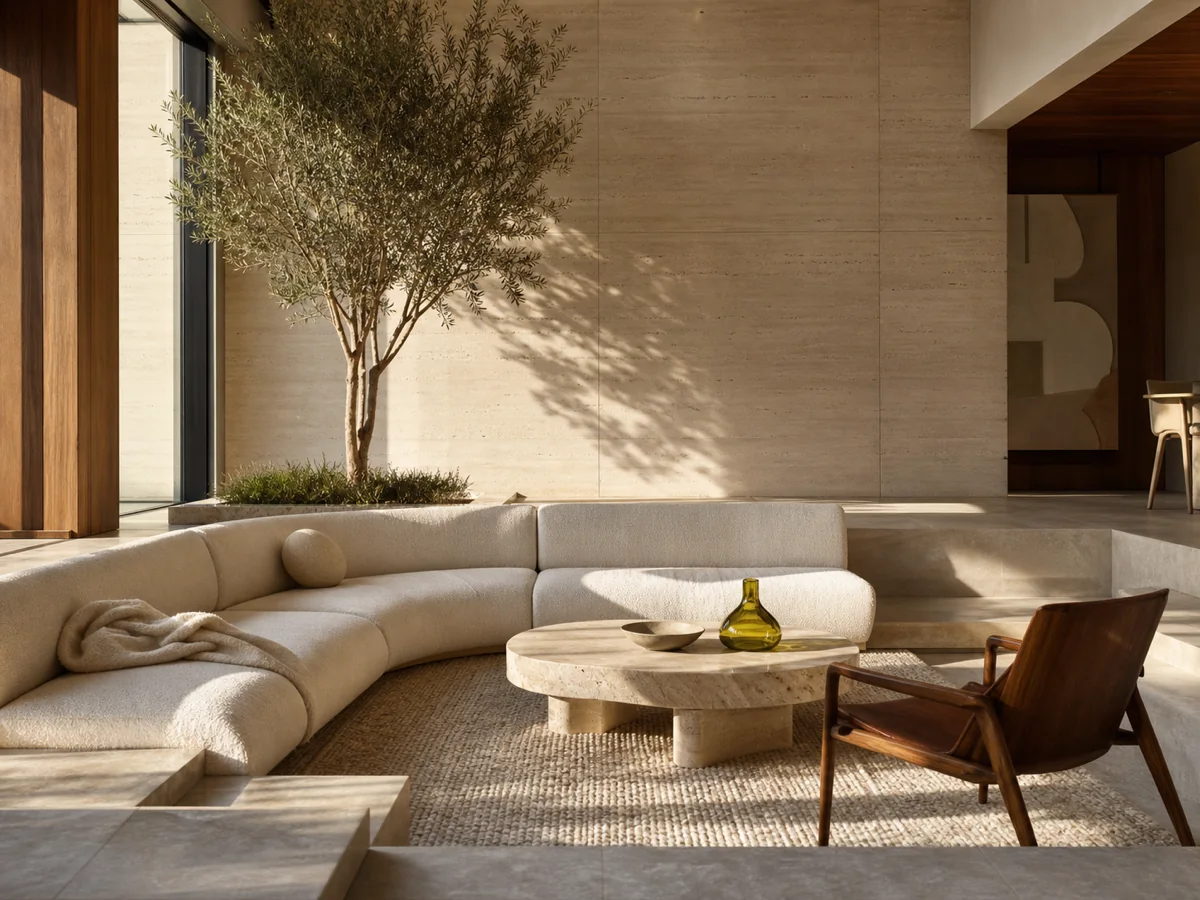 Muse Image example of a warm contemporary interior concept