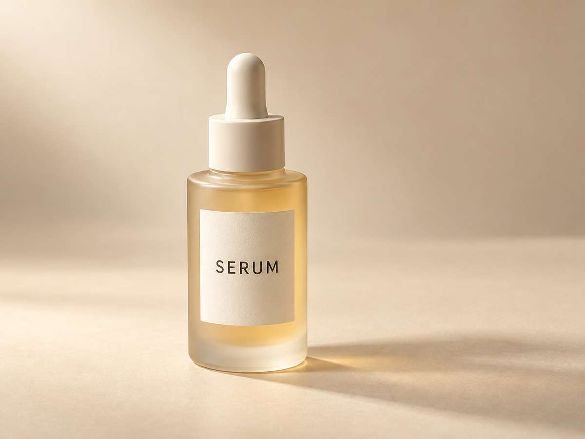 AI illustration of the same product with the marker marks removed from the packaging and backdrop